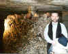 Kevin in the Paris catacombs