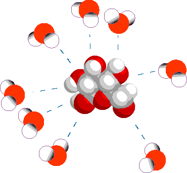 glucose in solution