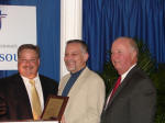 kevin patton receiveing Shanker Award